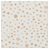 Rust Confetti Wasserfarbe Dots Fabric Stoff (Nahaufnahme)