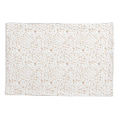 Rust Confetti Wasserfarbe Dots Pillowcase Kissenbezug (Rückseite)