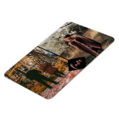 Rust Copper Liebe Romantische Verlobung Hochzeitsf Magnet (Linke Seite)