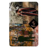 Rust Copper Liebe Romantische Verlobung Hochzeitsf Magnet (Vertikal)
