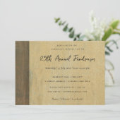 RUST CORROSIVE GRUNGE YELLOW METAL CORPORATE EVENT EINLADUNG (Stehend Vorderseite)