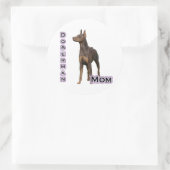 Rust Doberman Mama 4 - Aufkleber (Tasche)