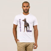 Rust Doberman Mama 4 T-Shirt (Vorne ganz)