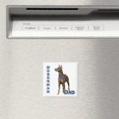 Rust Doberman Vater 4 - Magnet (In Situ (Geschirrspüler))