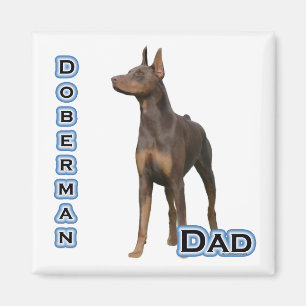 Rust Doberman Vater 4 - Magnet