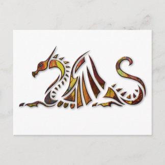 Rust Dragon Postkarte