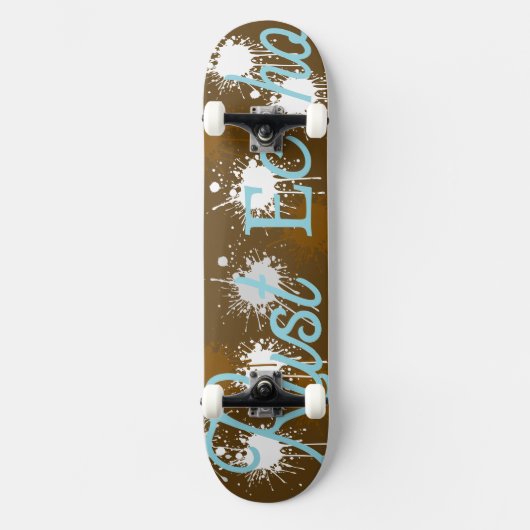Rust Echo Skateboard Deck (Vorderseite)