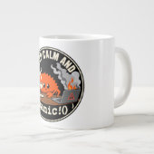 Rust Ferris Krabbe Programmiermaskottchen Jumbo-Tasse (Vorderseite Rechts)