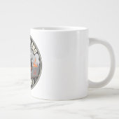 Rust Ferris Krabbe Programmiermaskottchen Jumbo-Tasse (Rechts)