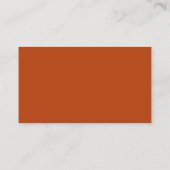 Rust Flat Platzkarte (Rückseite)
