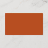 Rust Flat Platzkarte (Vorderseite)