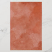 Rust Floral Brautparty Game Card (Rückseite)