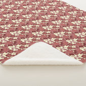 Rust Floral Leaf Pattern | Terracotta Botanical  Sherpadecke (3/4)