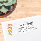 Rust Foliage New Address Rücksendeadresse