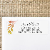 Rust Foliage New Address Rücksendeadresse