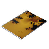 Rust Fraktal Art Notebook Notizblock (Linke Seite)