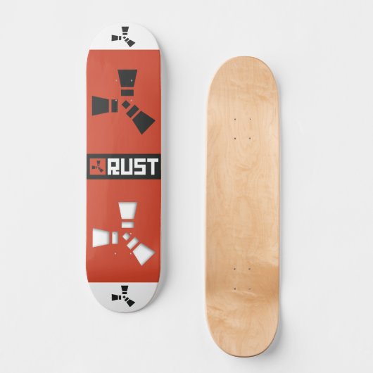 RUST Gamer Skateboard (Vorderseite)