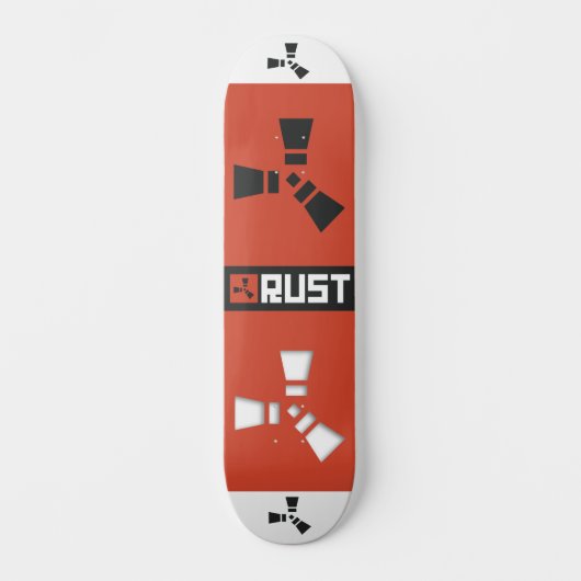 RUST Gamer Skateboard (Vorderseite)