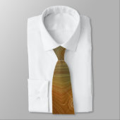 Rust & Green Marble Gold Glitzer Necktie Krawatte (Gebunden)