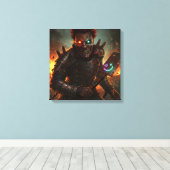 Rust Jester Canvas Print Leinwanddruck (Insitu (Holzboden))
