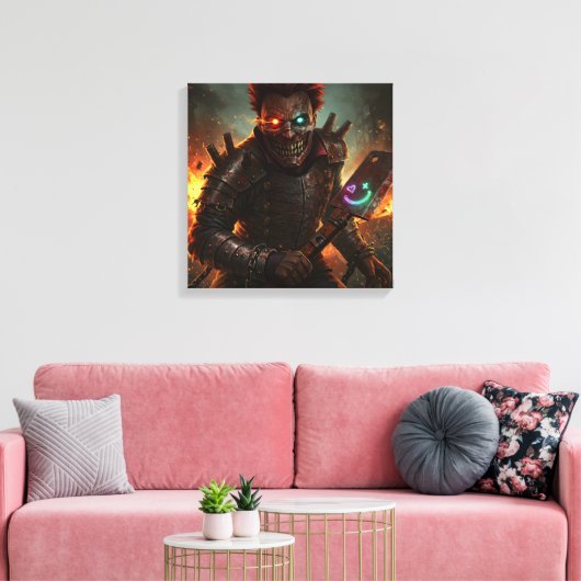 Rust Jester Canvas Print Leinwanddruck (Insitu (Wohnzimmer))
