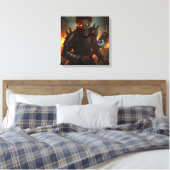Rust Jester Canvas Print Leinwanddruck (Insitu (Schlafzimmer))