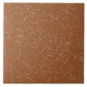 Rust Kupfer gekracktes Glaze Einfache moderne Text Fliese (Vorderseite)