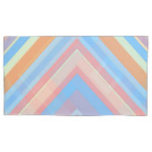 Rust Leaf Geometric Pattern Pillowcases – Modern A Kissenbezug (Vorderseite-Links)