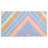 Rust Leaf Geometric Pattern Pillowcases – Modern A Kissenbezug (Vorderseite-Rechts)