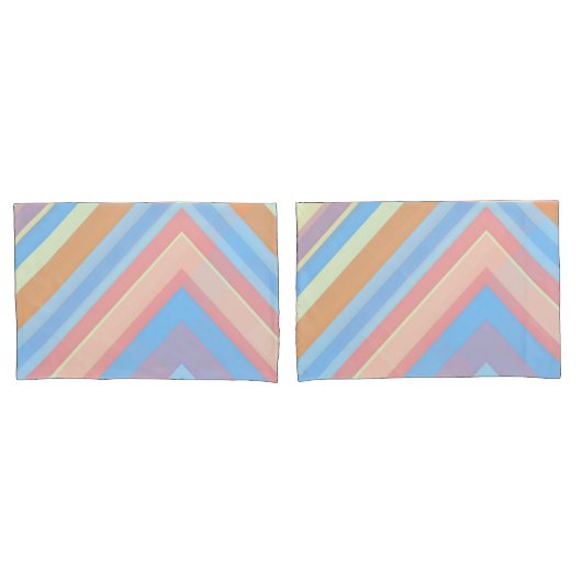 Rust Leaf Geometric Pattern Pillowcases – Modern A Kissenbezug (Vorderseite-Set)