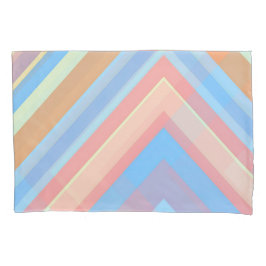 Rust Leaf Geometric Pattern Pillowcases – Modern A Kissenbezug