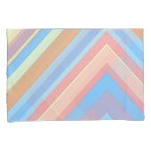 Rust Leaf Geometric Pattern Pillowcases – Modern A Kissenbezug (Vorderseite-Rechts)