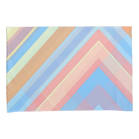 Rust Leaf Geometric Pattern Pillowcases – Modern A Kissenbezug (Vorderseite-Rechts)