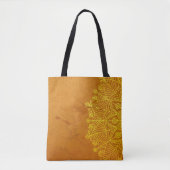 Rust Mandala Zen Rustikaler Geist Tasche (Vorderseite)