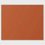 Rust Matt Wrapping Paper Geschenkpapier (Flach)