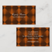 Rust Metallic Look Diamond Tiles Visitenkarte (Vorne/Hinten)