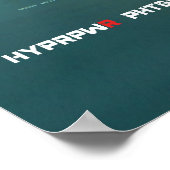 "Rust" Nissan GT-R im Industriegebiet bei Sunset Poster (Ecke)