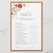 Rust Orange Brautparty (Vorderseite)