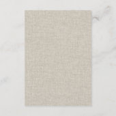 Rust Orange Mushroom Fern Fauna Hochzeitsempfang Begleitkarte (Rückseite)