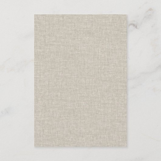 Rust Orange Mushroom Fern Fauna Wedding Rsvp Begleitkarte (Rückseite)