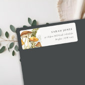 Rust Orange Mushroom Fern Foliage Adresse