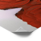 Rust Orange Rose 20 Tabelle Hochzeitstabelle Poster (Ecke)