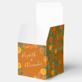 Rust Orange Wedding Vintag Floral Geschenkschachtel (Geöffnet)