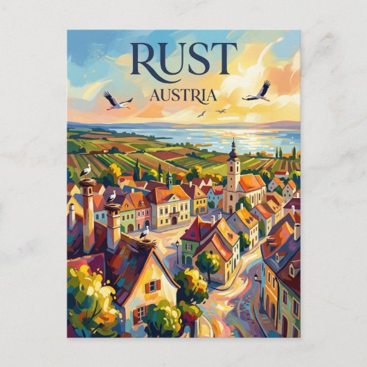 Rust Österreich Postkarte (Vorderseite)