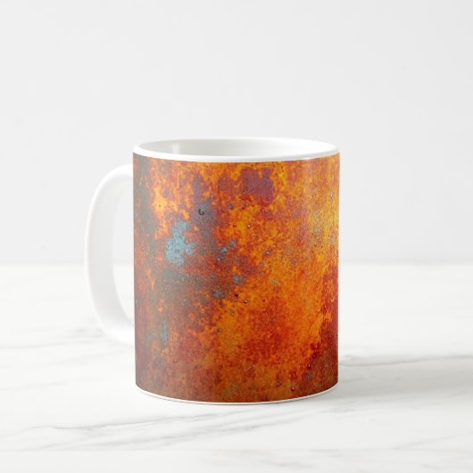 Rust Patina Burst Kaffeetasse (Vorderseite Links)