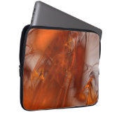 Rust Realm Fraktal und Gold Laptopschutzhülle (Vorne Rechts)