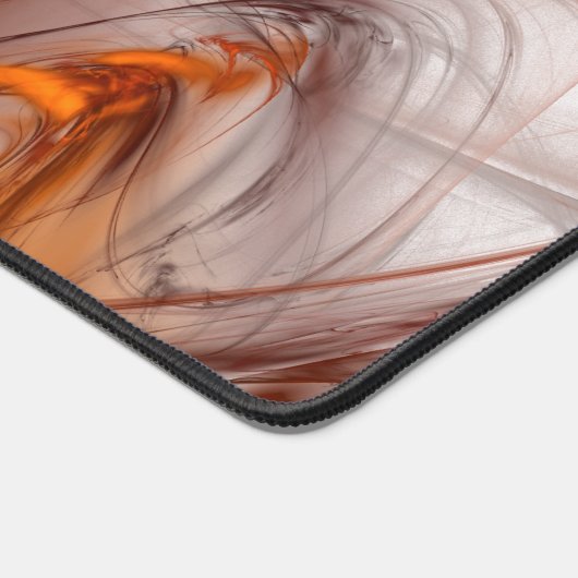 Rust Realm Fraktal und Gold Schreibtischunterlage (Ecke)