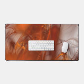 Rust Realm Fraktal und Gold Schreibtischunterlage (Tastatur & Maus)