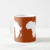 Rust Red Audacious Africa Kaffeetasse (Vorderseite Links)