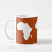 Rust Red Audacious Africa Kaffeetasse (Links)